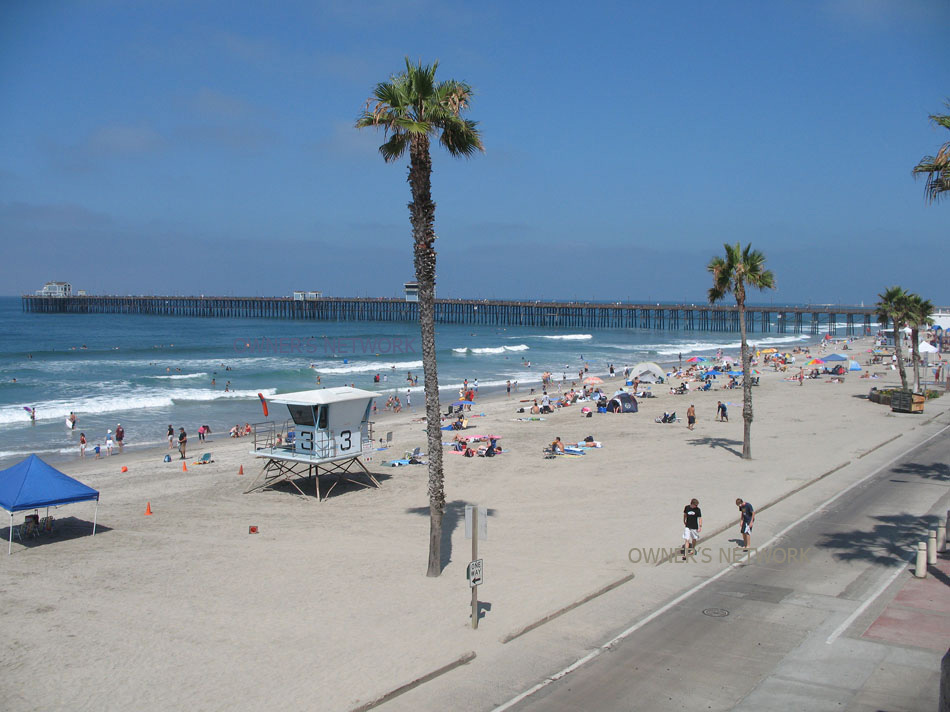 Beach front view